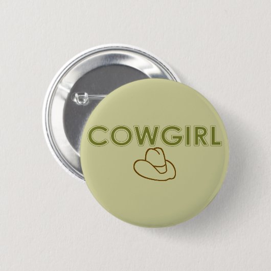 Cowgirl Button (Voorkant /achterkant)