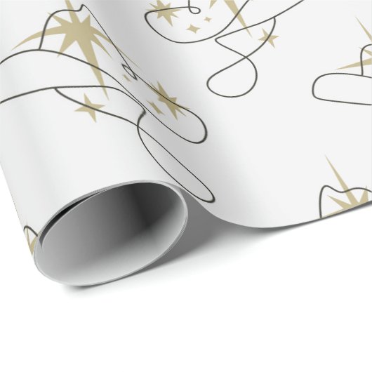 Cowgirl Cadeaupapier (Rol Hoek)