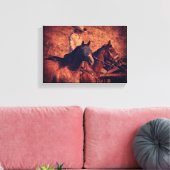 Cowgirl Canvas Afdruk (Insitu (Woonkamer))
