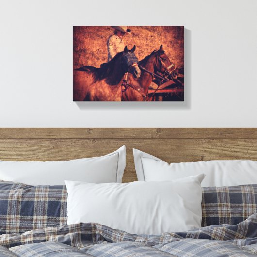 Cowgirl Canvas Afdruk (Insitu (Slaapkamer))