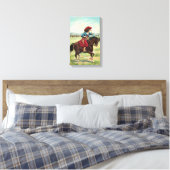 Cowgirl Canvas van 9 x 14,5 inch (Insitu (Slaapkamer))