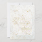 Cowgirl Collage in de Art Deco stijl. Bedankkaart (Achterkant)