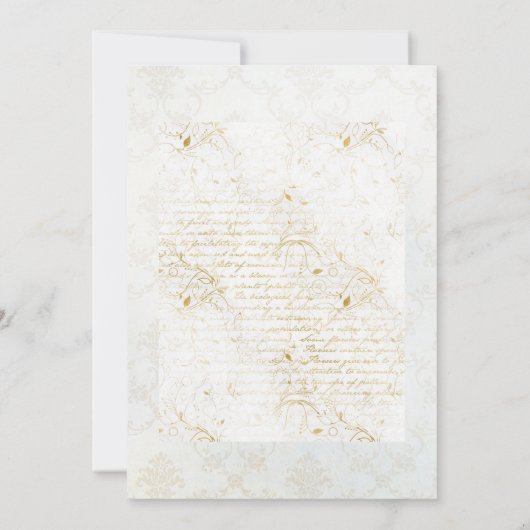 Cowgirl Collage in de Art Deco stijl. Bedankkaart (Achterkant)