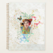 Cowgirl Collage in de Art Deco stijl. Planner (Voorkant)