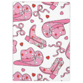 Cowgirl Coquette Pink Klembord (Achterkant)