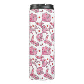 Cowgirl Coquette Pink Thermosbeker (Achterkant)