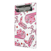 Cowgirl Coquette Roze Mini Klembord (Angled2)