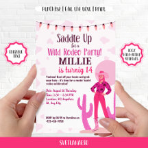 Cowgirl Country Coquette Westerse verjaardagsuitno