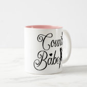 Cowgirl country Girl Western Line Danser Rodeo Tweekleurige Koffiemok (Voorkant rechts)