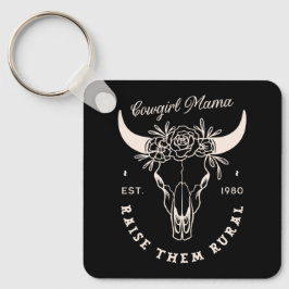 Cowgirl country mom westerne esthetische grappige  sleutelhanger