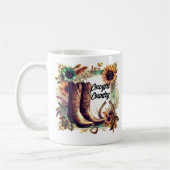 Cowgirl Country Zonnebloem Laarzen Mok (Links)