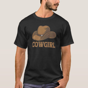 Cowgirl Country Zuidelijke Westerse Vintage Texas T-shirt