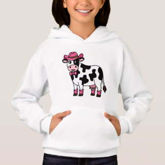 Cowgirl Cow Design – Cute Pink Western Farm Animal