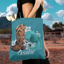 Cowgirl cowboy boots pet turquoise lederen naam