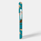 Cowgirl Cowboy Pet Boots Blauwgroen naam gepersona Case-Mate iPhone Case (Achterkant / Links)