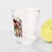 Cowgirl Cowboy Vrienden Drink Shots Custom Shot Glas (Rechts)