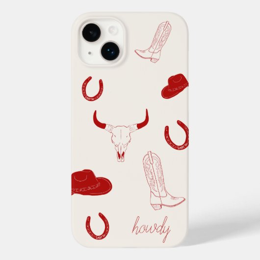 Cowgirl Cowgirl Strand Case-Mate iPhone Case (Achterkant)