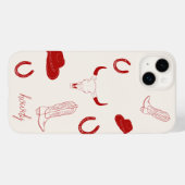 Cowgirl Cowgirl Strand Case-Mate iPhone Case (Achterkant (horizontaal))