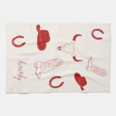 Cowgirl Cowgirl Strand Theedoek (Horizontaal)