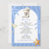 Cowgirl Cowgirl Zomer Bachelorette Route Kaart (Achterkant)