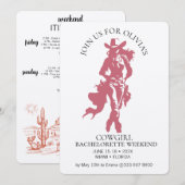 Cowgirl Crew Meisjesuitje Kaart (Voorkant / Achterkant)