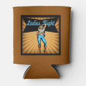 Cowgirl Dames Night Blikjeskoeler (Voorkant)