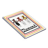 Cowgirl Dancer Rood Notitieboek #1 (Rechterzijde)