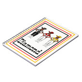 Cowgirl Dancer Rood Notitieboek #1 (Linkerzijde)