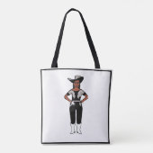 Cowgirl Dancer Tas Black Silver Fringe A (Achterkant)