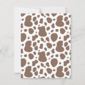 Cowgirl Dank je wel | Meisje Wester Hartelijk dank Bedankkaart (Achterkant)