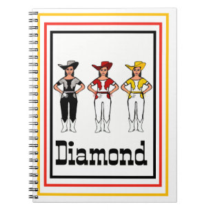 Cowgirl danseres rood Notitieboek #2