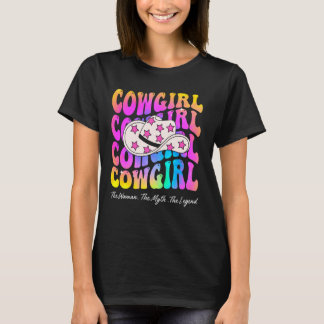 Cowgirl De Vrouw De Mythe De Legende Westerse Meis T-shirt