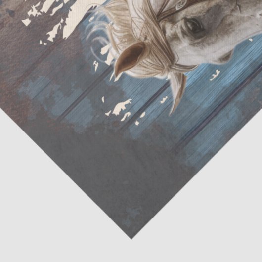 Cowgirl Decoupage Tissuepapier (Detail)