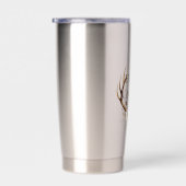 Cowgirl Deer Antlers Floral Geïsoleerde Drinkbeker (Rechts)