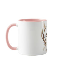 Cowgirl Deer Antlers Floral