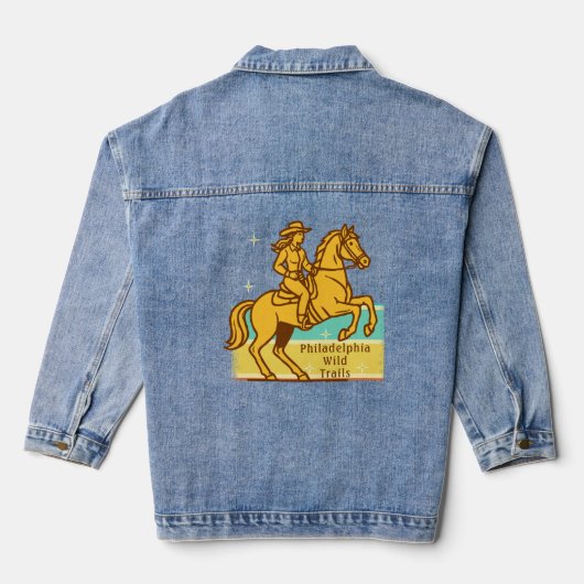 cowgirl denim jacket (Achterkant)