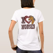 Cowgirl Design Front en backprint T-shirt (Achterkant)