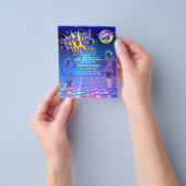 Cowgirl Disco Bachelorette Laatste Rit Rodeo Flyer (Hand)