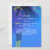 Cowgirl Disco Bachelorette Laatste Rit Rodeo Kaart (Achterkant)