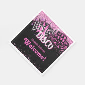 Cowgirl Disco Bachelorette Laatste Rit Rodeo Servet (Hoek)