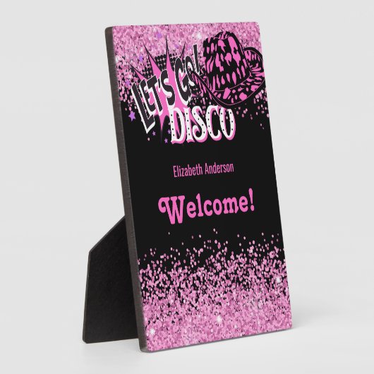 Cowgirl Disco Bachelorette Lets Go Last Ride Rodeo Fotoplaat (Zijkant)