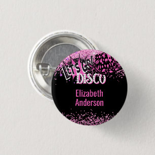 Cowgirl Disco Bachelorette Lets Go Last Ride Rodeo Ronde Button 3,2 Cm