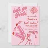 Cowgirl Disco Bachelorette Rodeo Weekend Kaart (Voorkant)