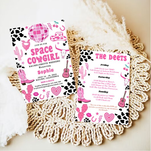 Cowgirl Disco Bachelorette Weekend Route Kaart
