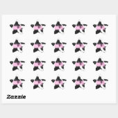 Cowgirl Disco bedankt Star-Sticker Ster Sticker (Vel)
