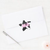 Cowgirl Disco bedankt Star-Sticker Ster Sticker (Envelop)