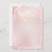 Cowgirl disco dansfeest uitnodiging (Achterkant)