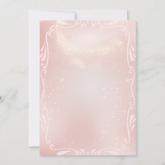 Cowgirl disco dansfeest uitnodiging (Achterkant)