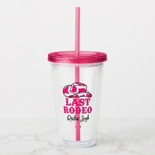 Cowgirl Disco Laatste Rodeo Bachelorette Acryl Drinkbeker