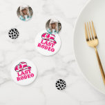 Cowgirl Disco Laatste Rodeo Bachelorette Confetti<br><div class="desc">Een leuk cowgirl ontwerp met roze letters</div>